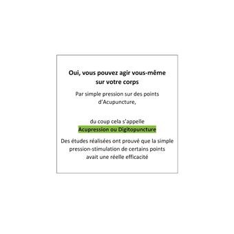 Acupression - Digitopuncture