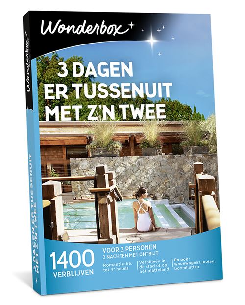 Wonderbox NL 3 dagen er tussenuit met z'n twee