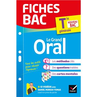 Fiches Bac Le Grand Oral Tle Generale Bac 2022 Nouveau Bac Broche Collectif Achat Livre Ou Ebook Fnac