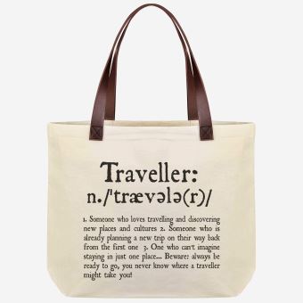 Sac en coton Legami Traveller