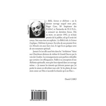 Bible, Science et Alchimie