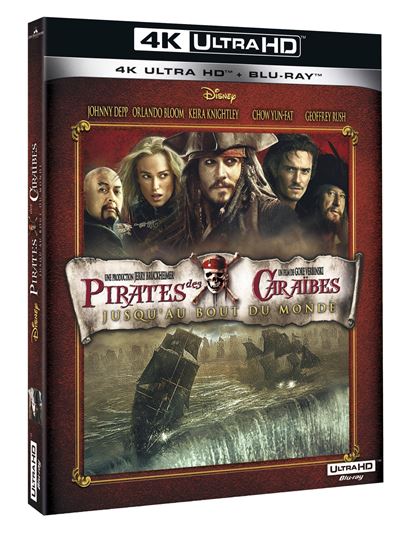 Pirates des Caraïbes 3 : Jusqu'au bout du Monde Blu-ray 4K Ultra HD