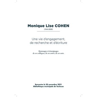 Monique Lise Cohen
