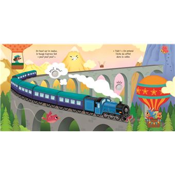 Les trains - Mon livre sonore à toucher
