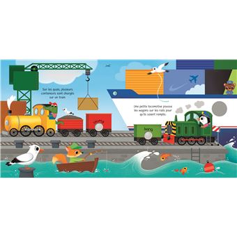 Les trains - Mon livre sonore à toucher