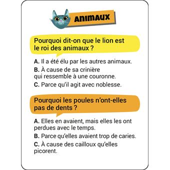 Boîte Quiz - Incollables Pourquoi ?