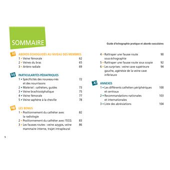 Guide d'Échographie Pratique et Abords Vasculaires (GU.E.P.A.V)