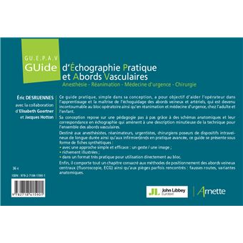 Guide d'Échographie Pratique et Abords Vasculaires (GU.E.P.A.V)