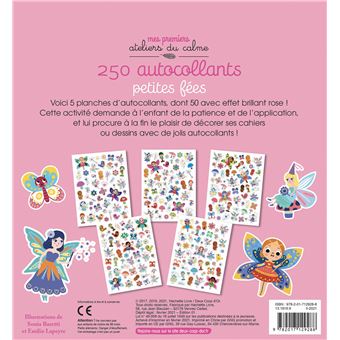 250 autocollants - petites fées