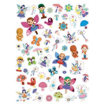 250 autocollants - petites fées