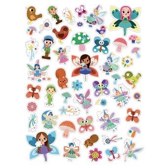 250 autocollants - petites fées