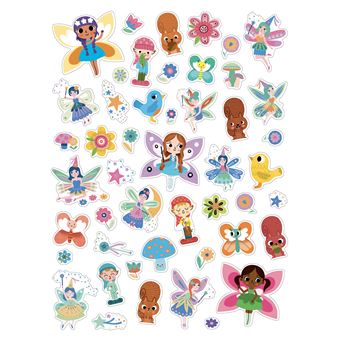 250 autocollants - petites fées