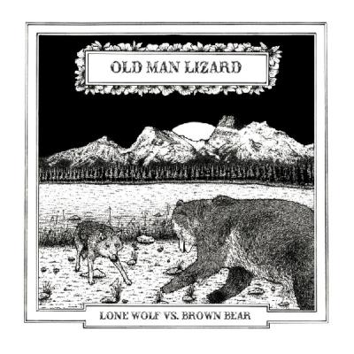 Lone wolf vs brown bear