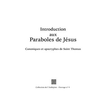 Introduction aux paraboles de Jésus
