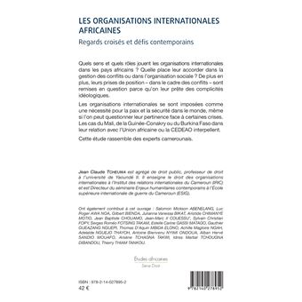 Les organisations internationales africaines