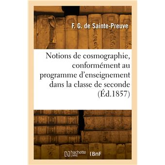 Notions de cosmographie