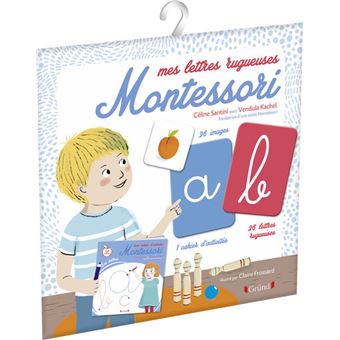 Mes Lettres Rugueuses Montessori Broche Celine Santini Vendula Kachel Achat Livre Fnac