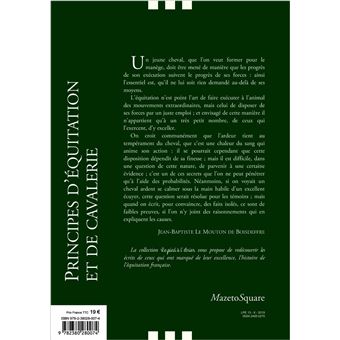 Principes d'équitation et de cavalerie