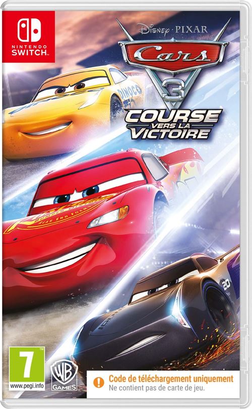 Warner Bros.Entertainment France Cars 3 Course Vers La Victoire Code In A Box Nintendo Switch