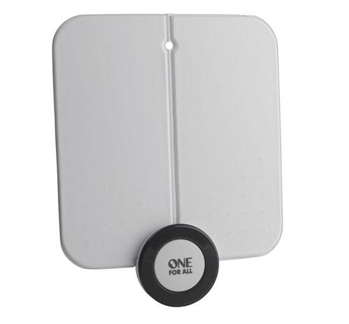One For All Antenne Intérieure Design Line Amplifiée 41dB Ultra Plate - SV9215