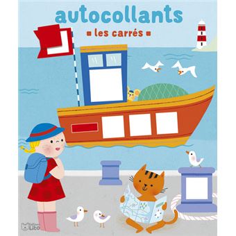 Les carrés autocollants les formes