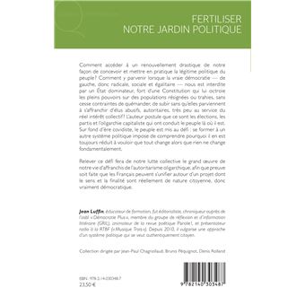 Fertiliser notre jardin politique