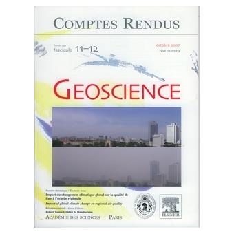 Comptes rendus academie des sciences geoscience tome 339 fas
