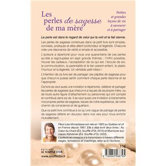 Les perles de sagesse de ma mère