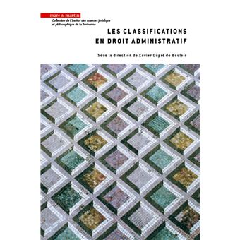 Les classifications en droit administratif