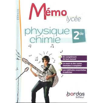 Mémo Lycée - Physique-Chimie 2de - 2022 - Livret - élève