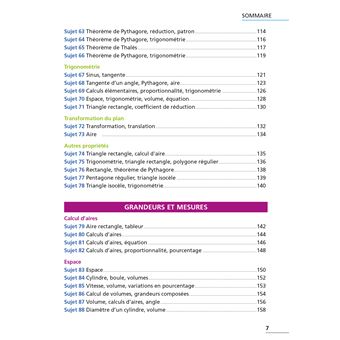 Annales BREVET 2024 - Maths