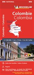 Carte Colombie Michelin