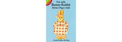 Fun with bunny rabbit sticker paper doll