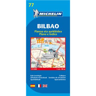 Mapa Michelin Plano e Índice 77 - Bilbao