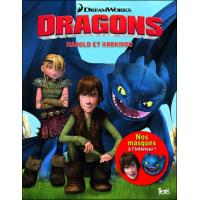 Dragons : livre masques d'Harold et Krokmou