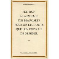 Petition A L'Academie Des Beaux Arts