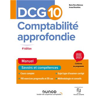 DCG 10 Comptabilité approfondie - Manuel - 2022/2023