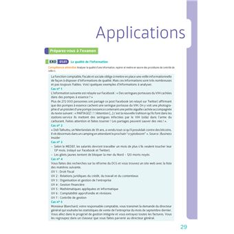 DCG 8 Systèmes d'information de gestion Manuel et applications 5e édition 2023-2024