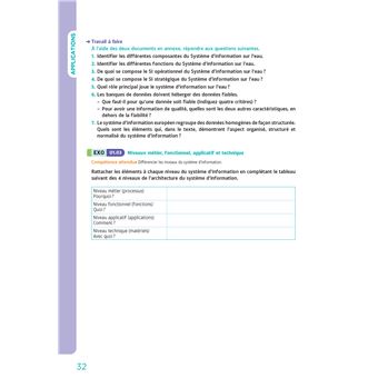 DCG 8 Systèmes d'information de gestion Manuel et applications 5e édition 2023-2024