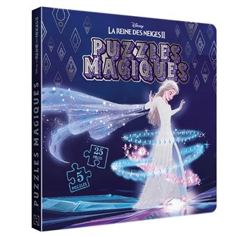 LA REINE DES NEIGES 2 - Puzzles Magiques - 5 puzzles 25 pièces - Disney