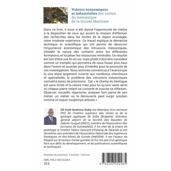 Valeurs économiques et industrielles des roches du mésozoïque de la Guinée