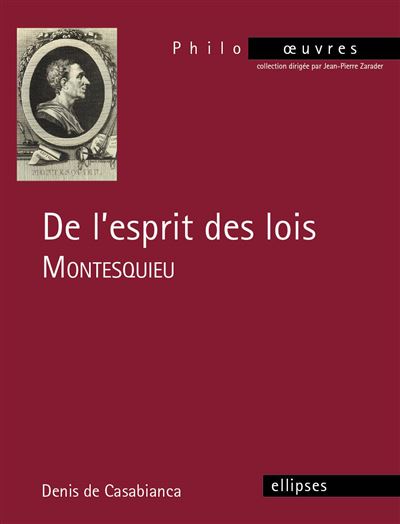 Montesquieu, De l’Esprit des lois