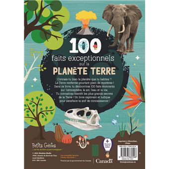 100 faits exceptionnels sur la planète Terre