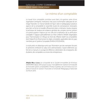 Le mémo d'un comptable