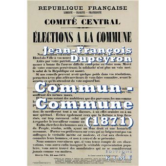 Commun-Commune. Penser la Commune de Paris (1871)