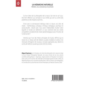 La hiérarchie naturelle