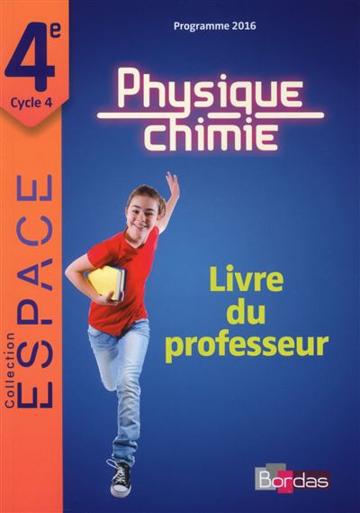 ESPACE. Collège Physique-Chimie 4e 2017 Livredu professeur - Mathieu Ruffenach - broché