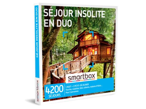 Coffret cadeau Smartbox Séjour insolite en duo