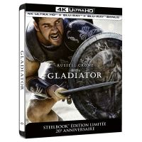 Gladiator Steelbook Edition Limitée Collector 20ème anniversaire Blu-ray 4K Ultra HD