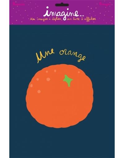 Une orange sous le ciel etoile